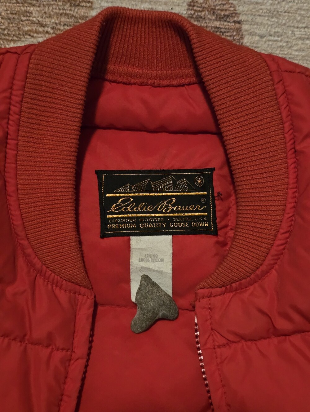 Vintage Eddie Bauer Down Vest SZ M - Picture 5 of 6